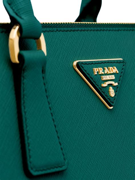 green prada galleria bag